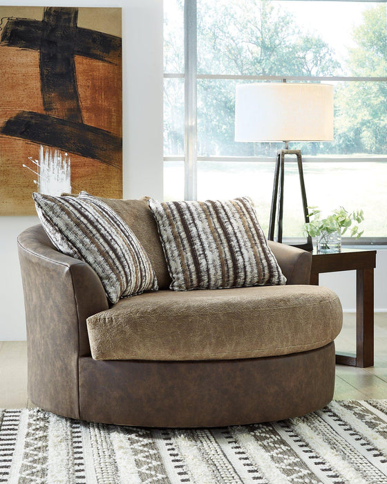 Alesbury Oversized Swivel Accent Chair