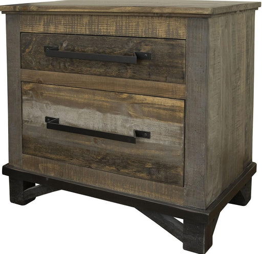 Loft Brown 2 Drawer Nightstand in Brown image