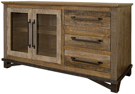 Loft Brown 3 Drawers 2 Doors Buffet in Brown image