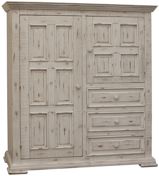 Terra 3 Drawer Gentleman's Chest in Distressed Vintage White image