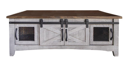 Pueblo Gray Cocktail Table 8 Doors image