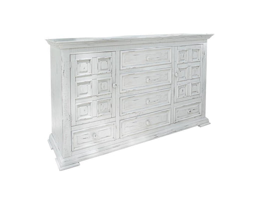 Terra White 6 Drawer, 2 Doors Dresser image