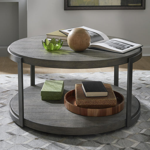 Modern View Round Cocktail Table image