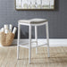 Vintage Series Backless Uph Barstool- Antique White image