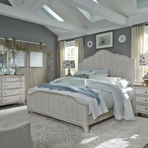 Farmhouse Reimagined Queen Panel Bed, Dresser & Mirror, Nightstand image