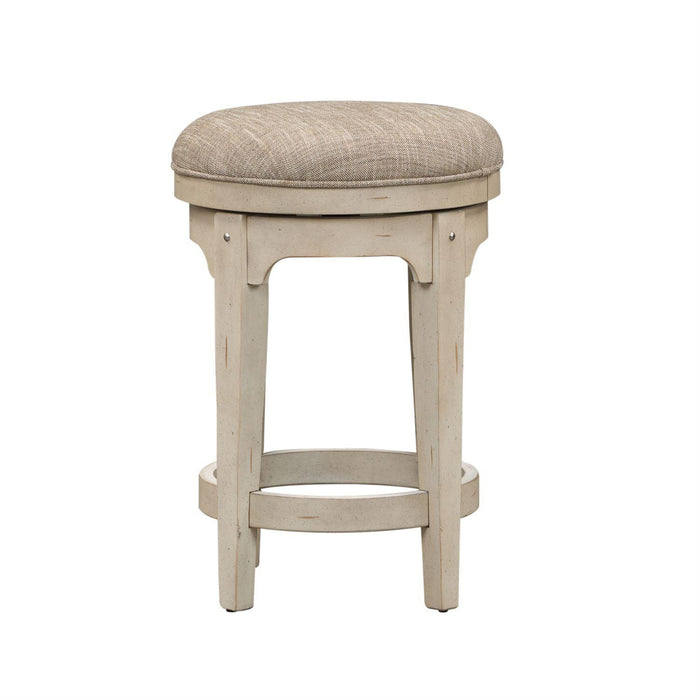 Liberty Morgan Creek Console Swivel Stool in Antique White image