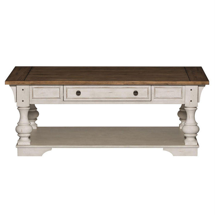 Liberty Morgan Creek Cocktail Table in Antique White image