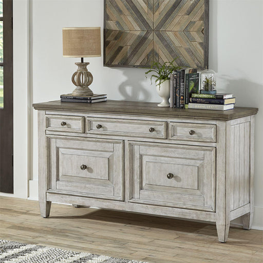 Liberty Heartland Credenza in Antique White image